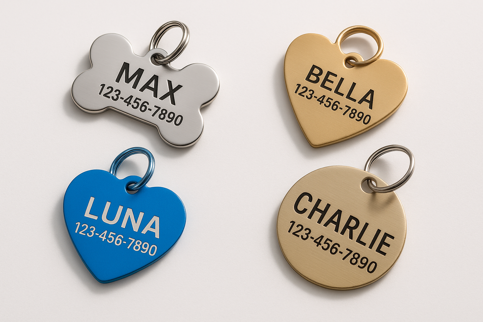 Customized Dog and Cat tags