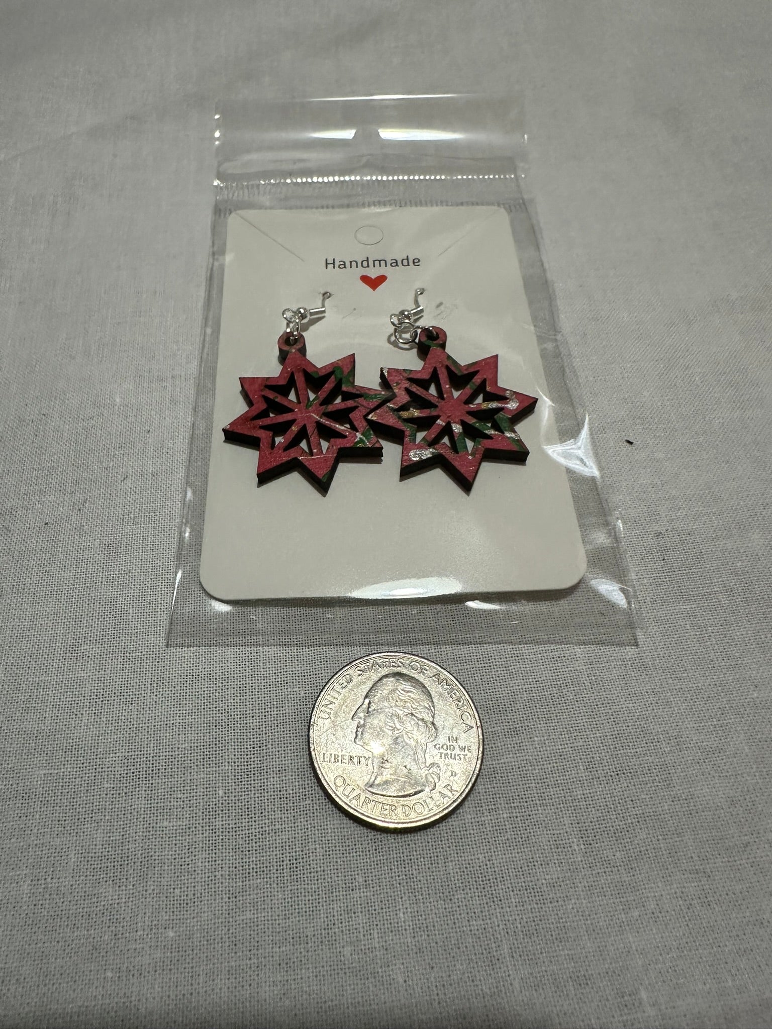 Small Red Snowflake