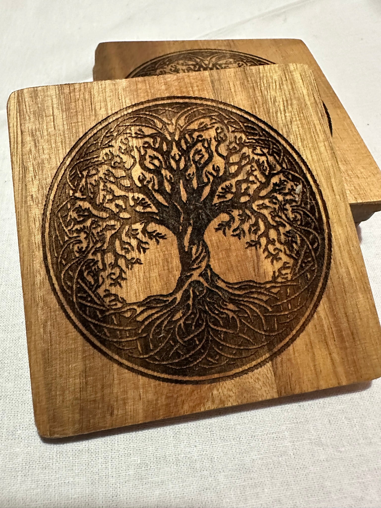 Celtic Tree of Life set of 4 Coasters